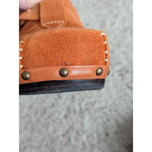 Skechers Women's Wooden Clog Golden Maple Suede Leather Slip On US 7 Brazil-lp - Picture 10 of 12